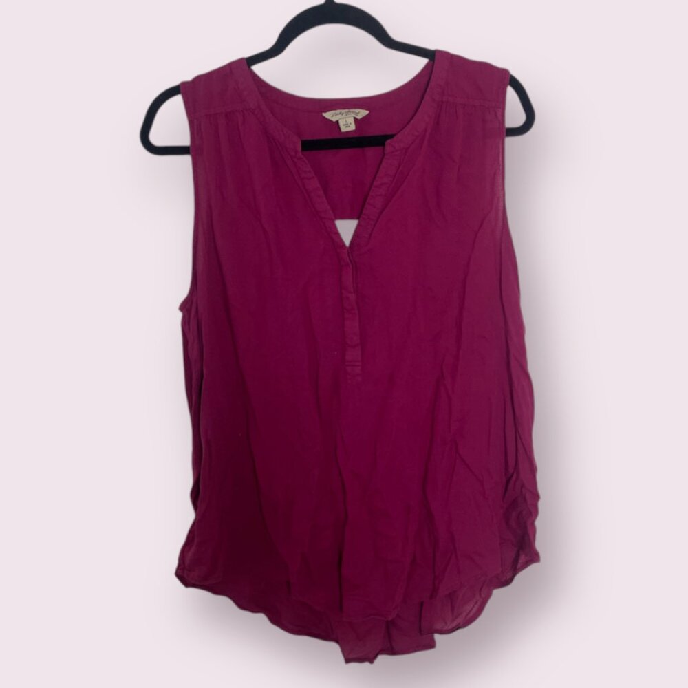 Sleeveless Popover Cutout Chic Classy Classic Boho Bohemian Blouse Hippie Shirt